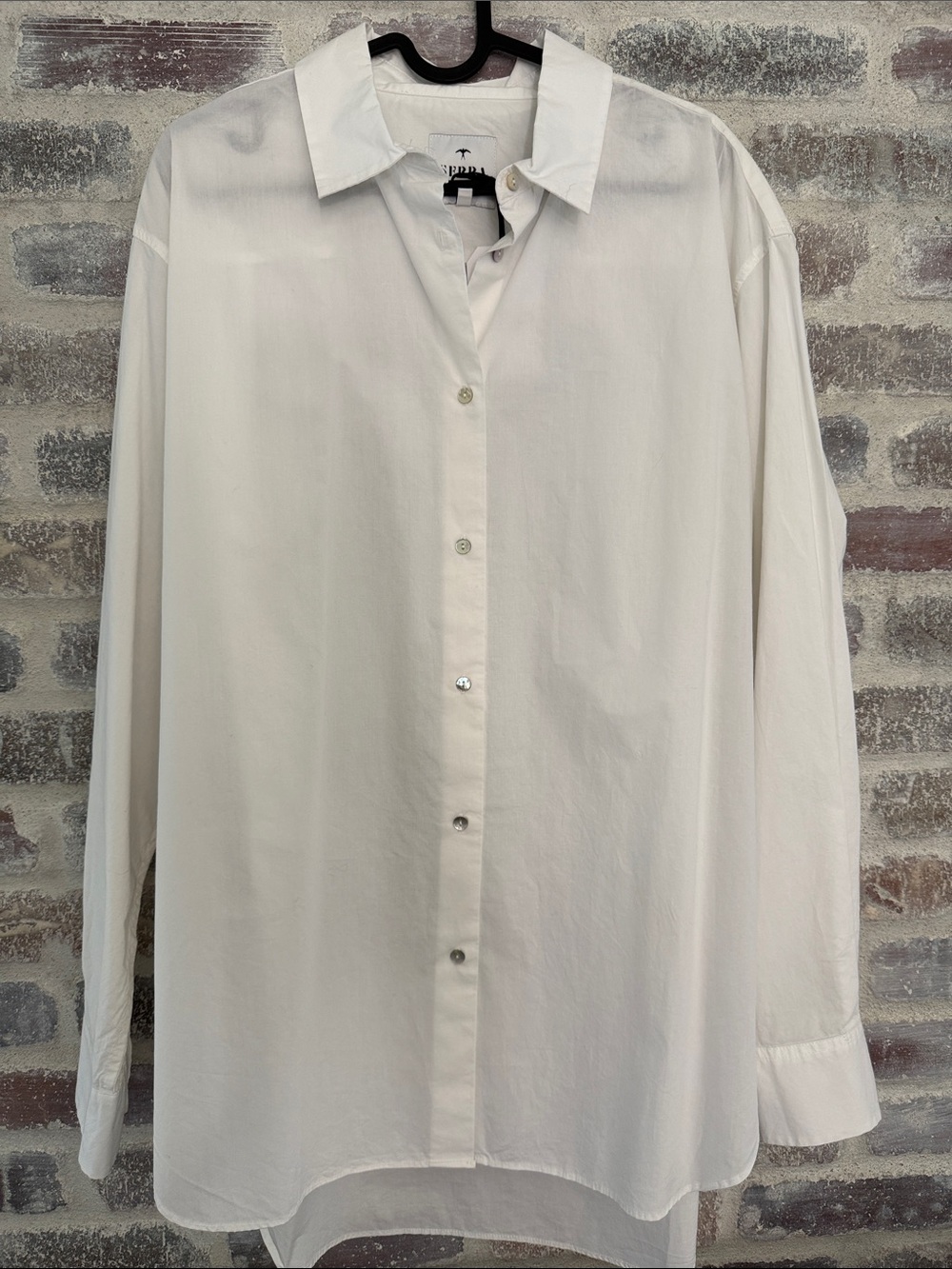 Classic White Button-Up Shirt